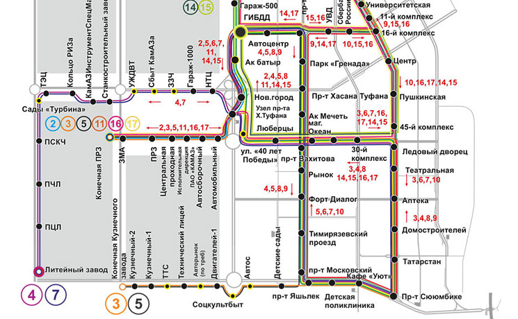 План московского проспекта набережные челны