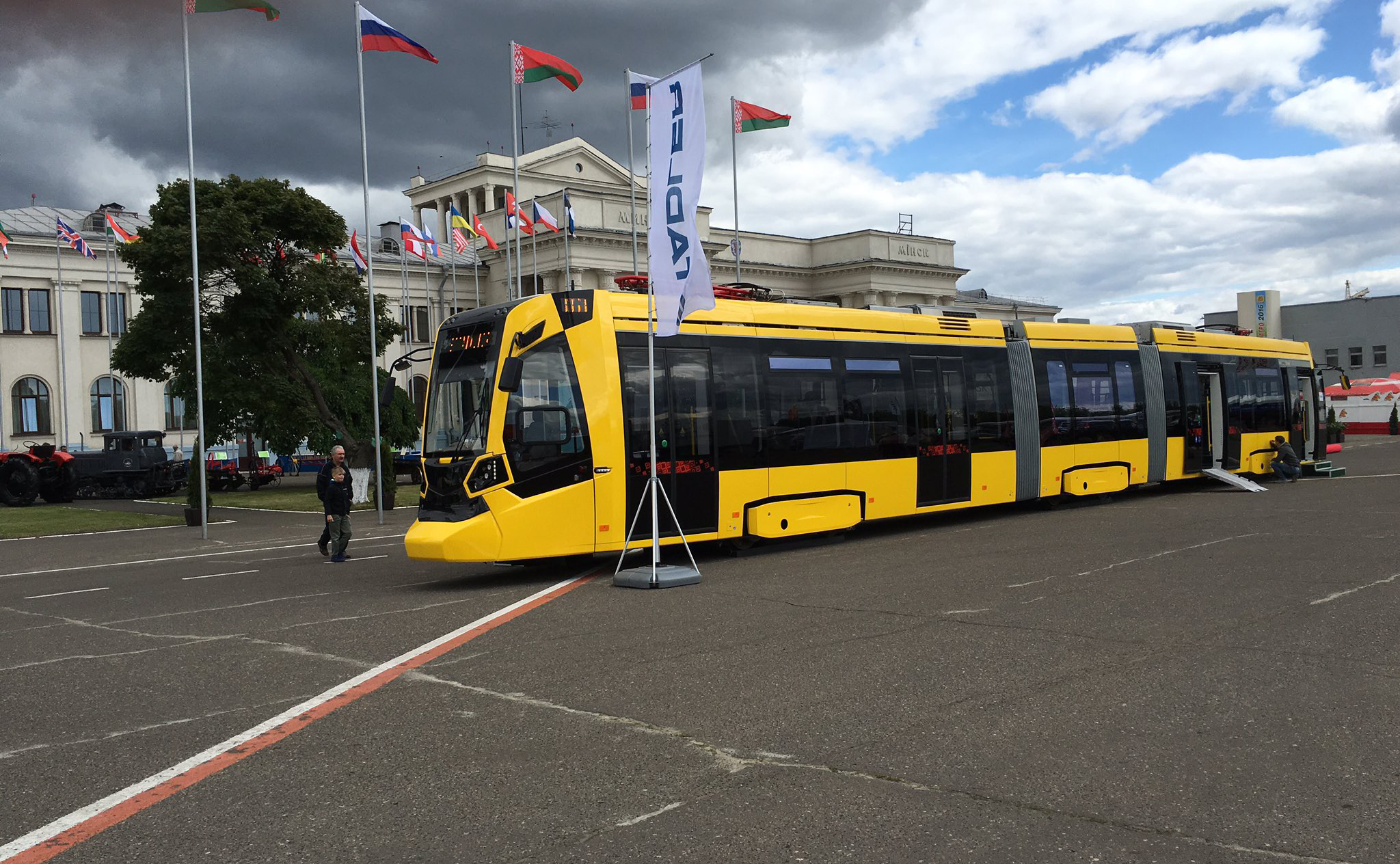 По улицам Минска поедут новые белорусские трамваи